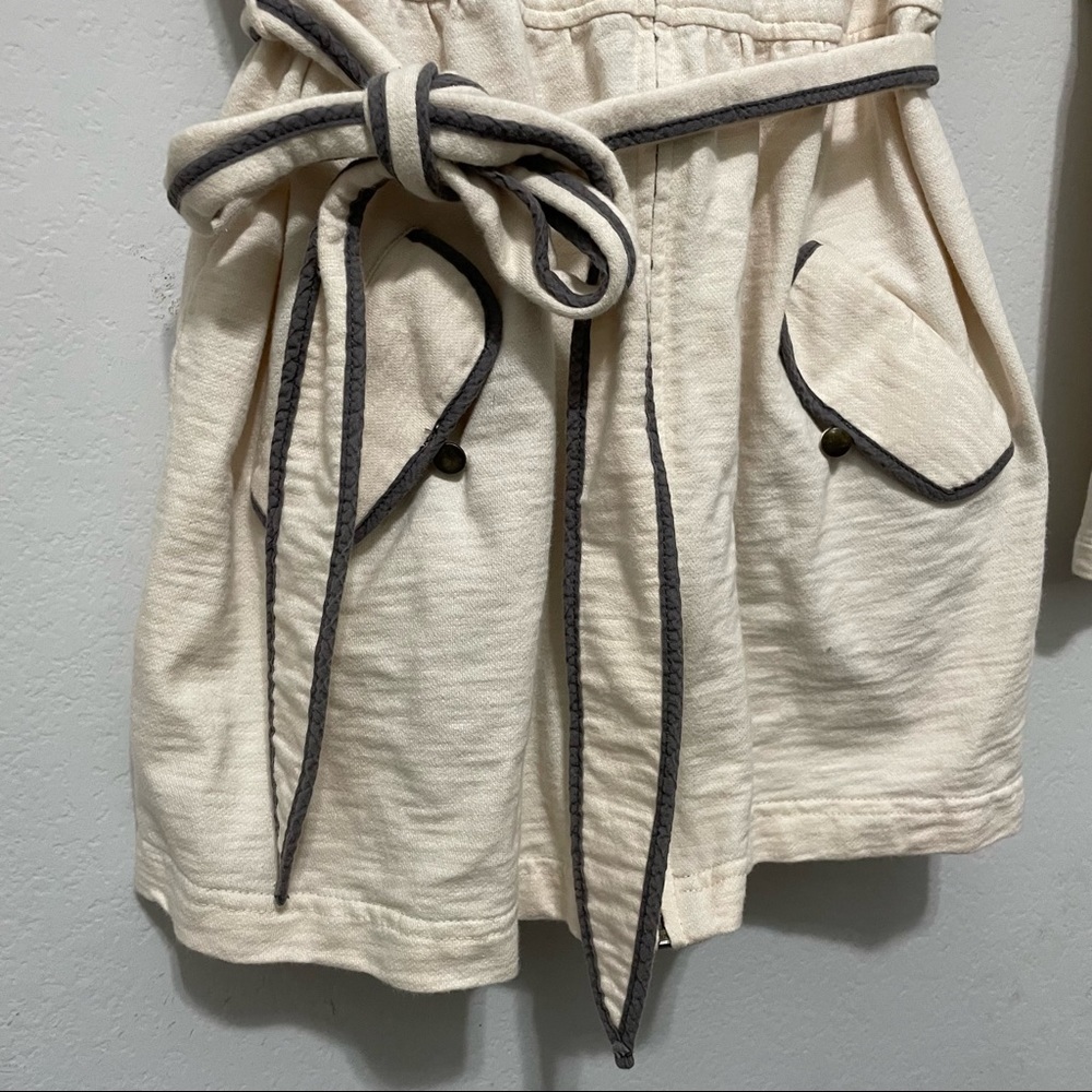 Anthropologie Cardigan Jacket Cotton SMTWTFS Hooded Small S - Picture 4 of 13